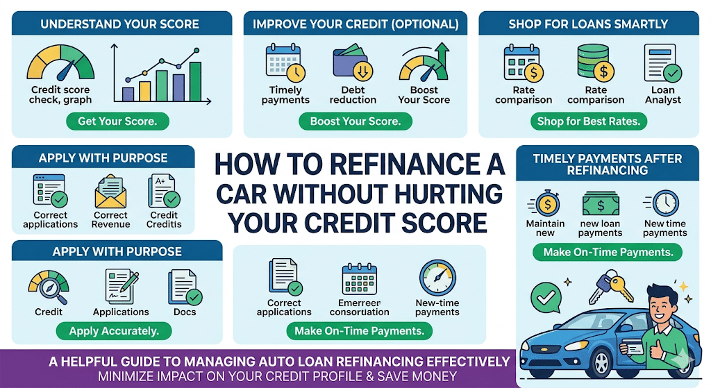 refinancing car loan without affecting credit score